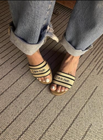 Kendell Logo Band Flat Slip-On Sandals