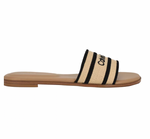 Kendell Logo Band Flat Slip-On Sandals