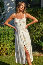 A Moment In Time Sweetheart Corset Midi Dress
