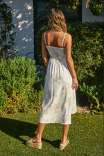 A Moment In Time Sweetheart Corset Midi Dress