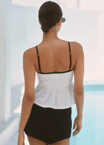 Agnes Tie-Front Poplin Tank