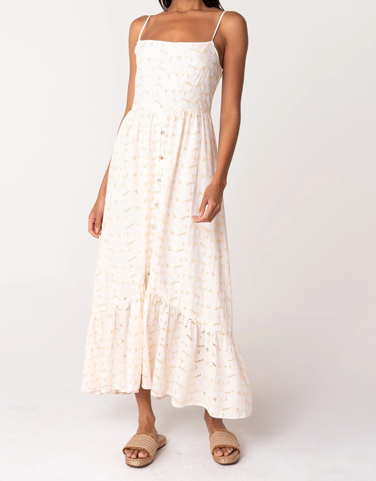 Harlowe Embroidered Maxi Dress