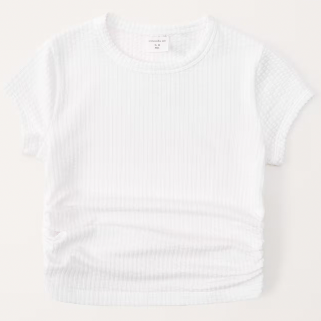Girls Side Ruched Tee