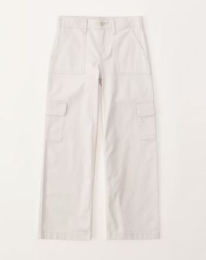 Girls Wide Leg Cargo Pants