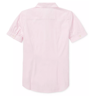 Girls Short Sleeve Oxford Shirt