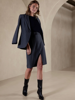Pencil Knee-Length Skirt