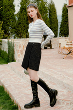 Hallie Tweed Skirt