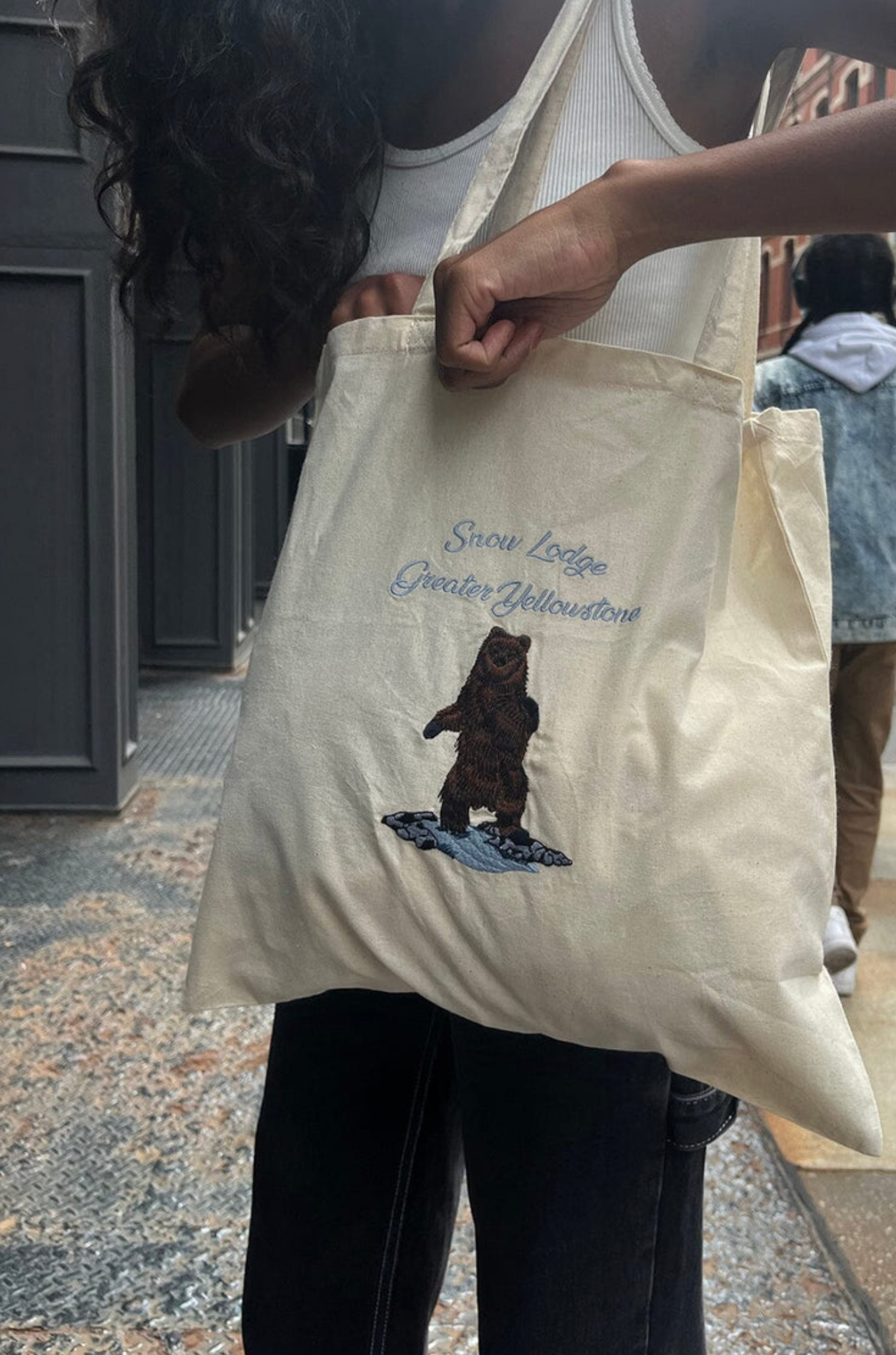 Snow Lodge Greater Yellowstone Bear Tote