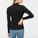 Ribbed Mockneck Top