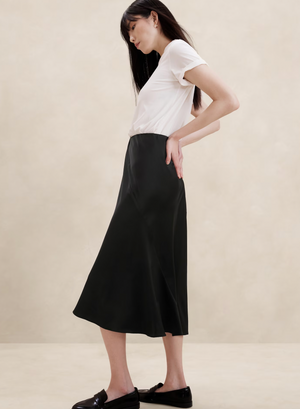 Midi Slip Skirt