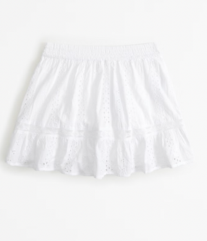 Girls Smocked Eyelet Set