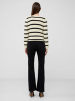 Classic Striped Knitted Cardigan
