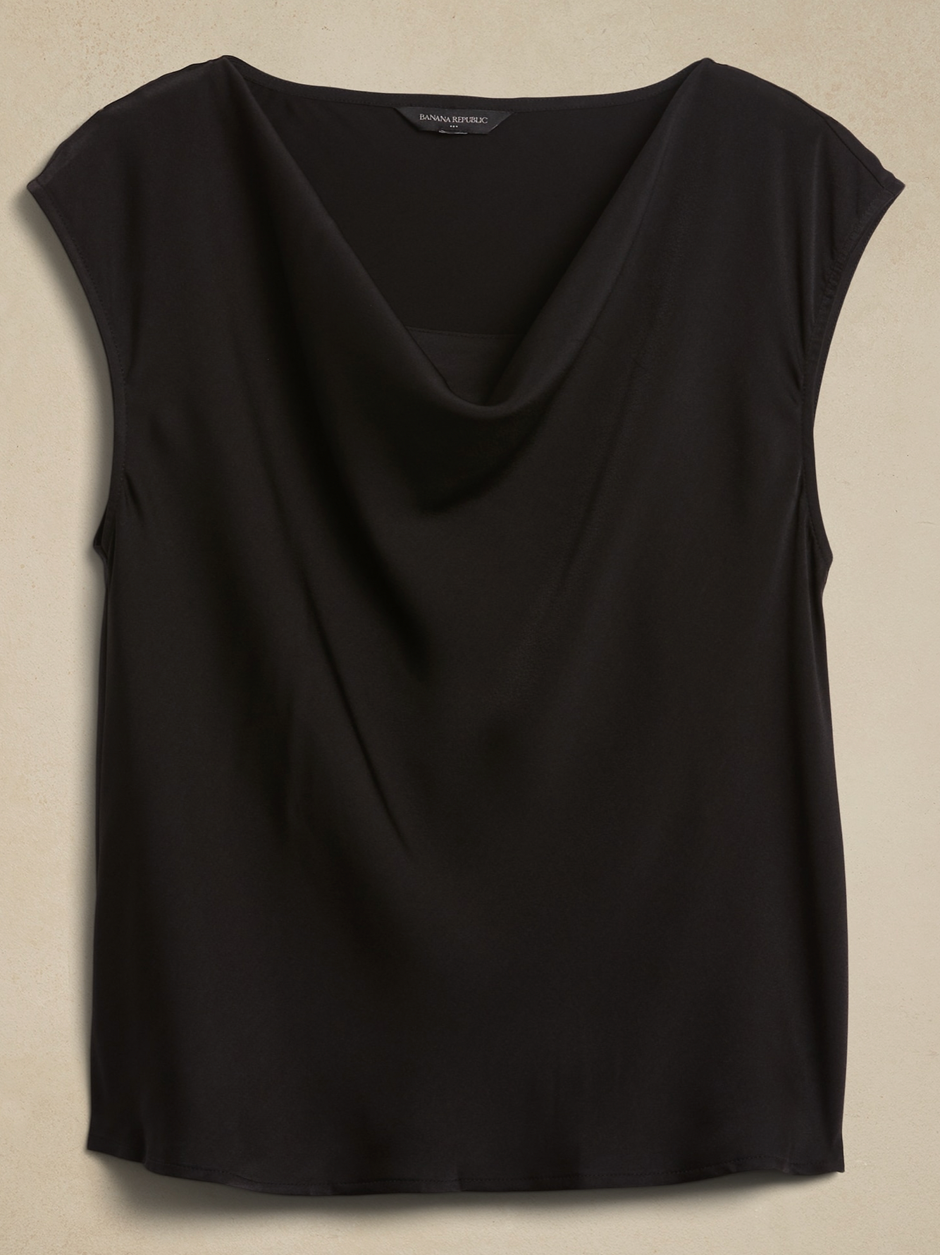 Cap Sleeve Cowlneck Top