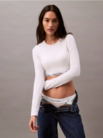 Long Sleeve Cotton T-Shirt Bralette