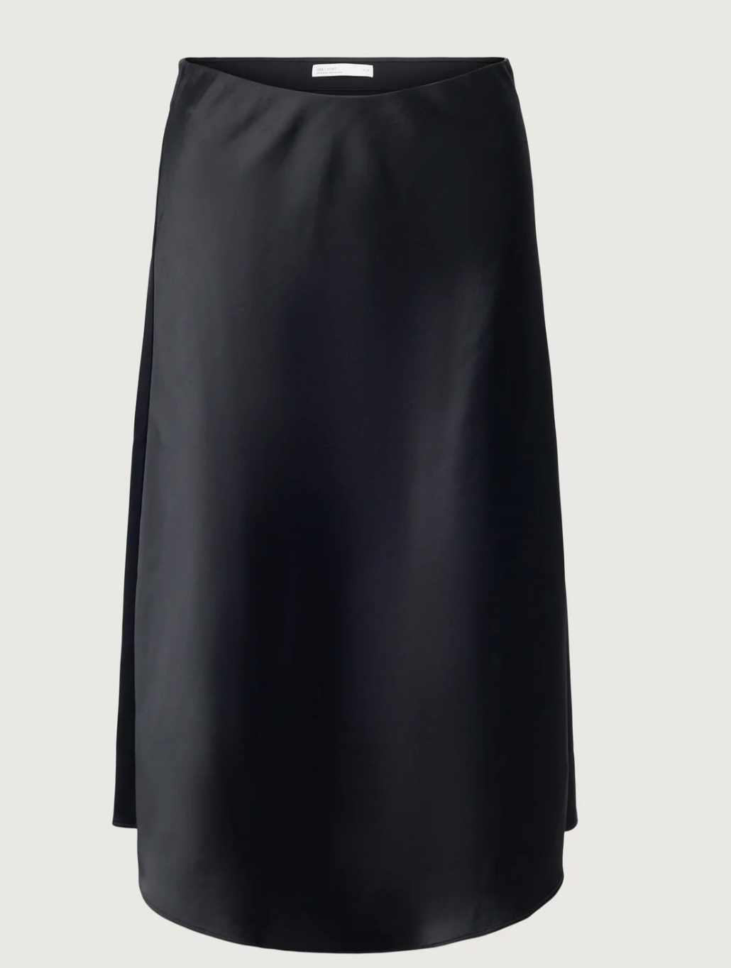 Satin Midi Slip Skirt