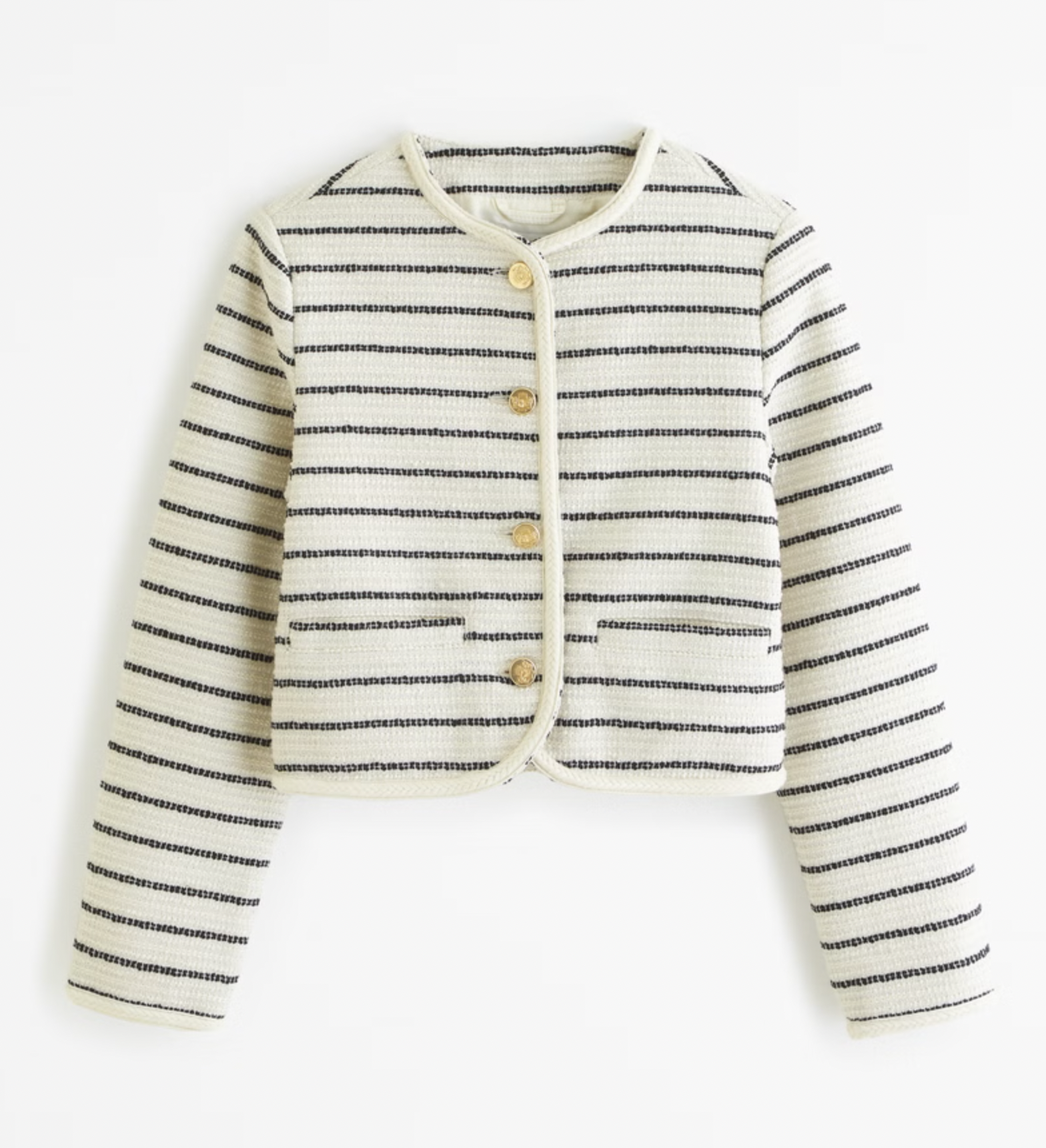 Striped Tweed Jacket