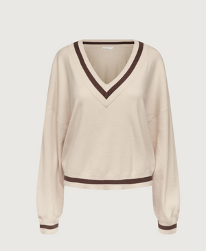 Varsity V-Neck Sweater