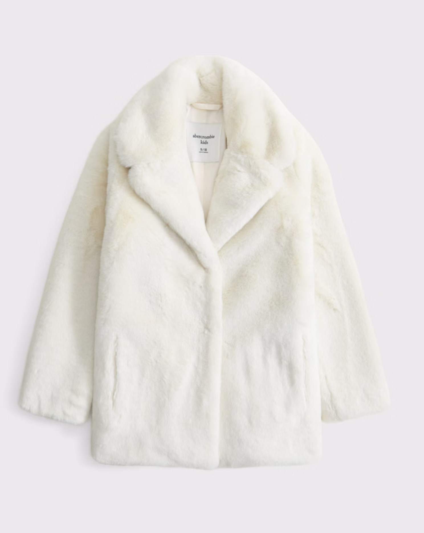 Girls Faux Fur Long Jacket