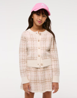 Girls Tweed Sweater Set