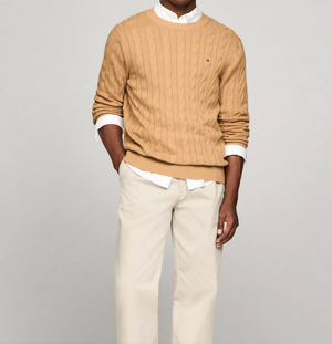 Men Cable Knit Sweater