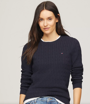 Women Cable Knit Sweater