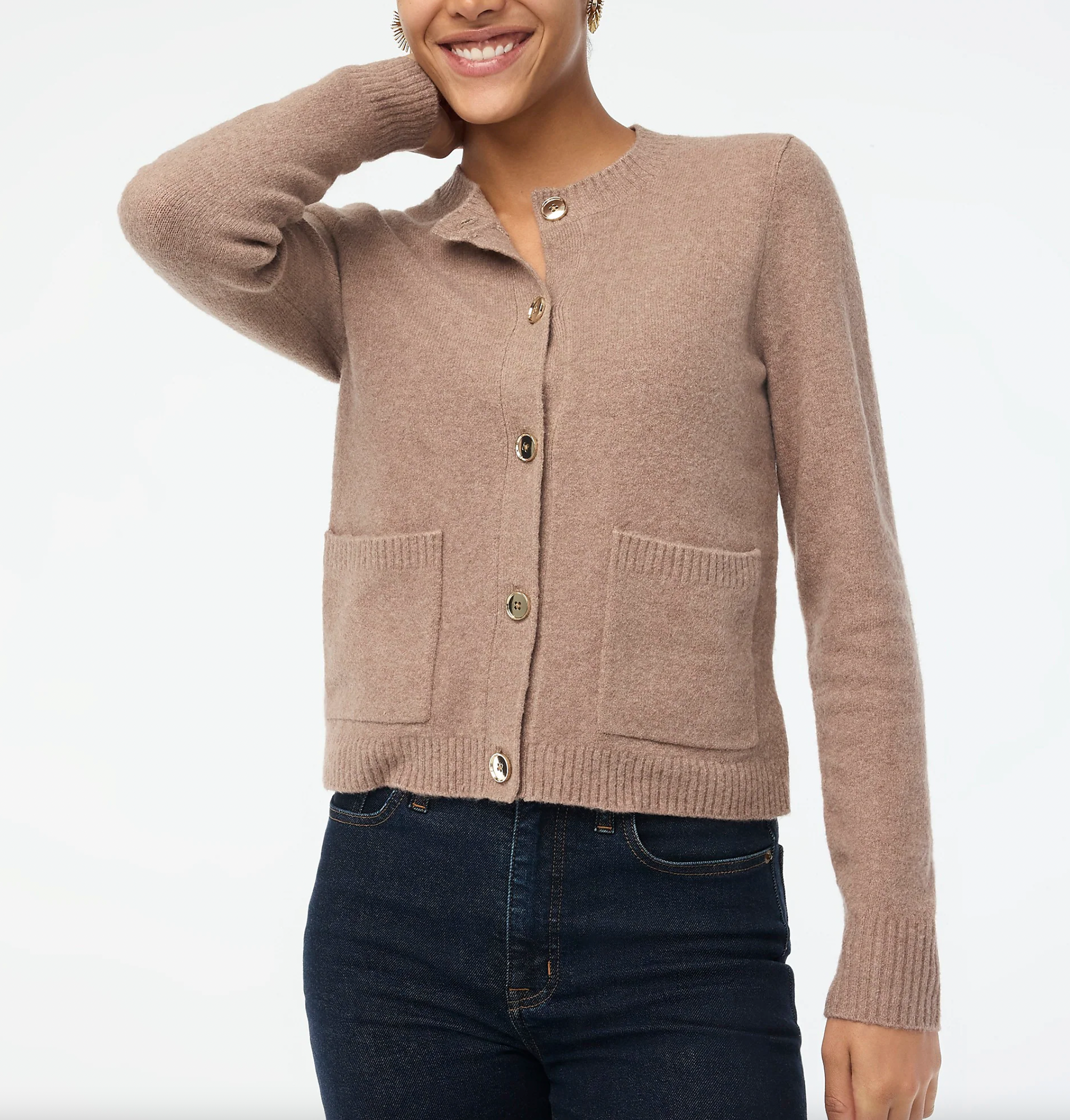 Extra Soft Yarn Cardigan Sweater