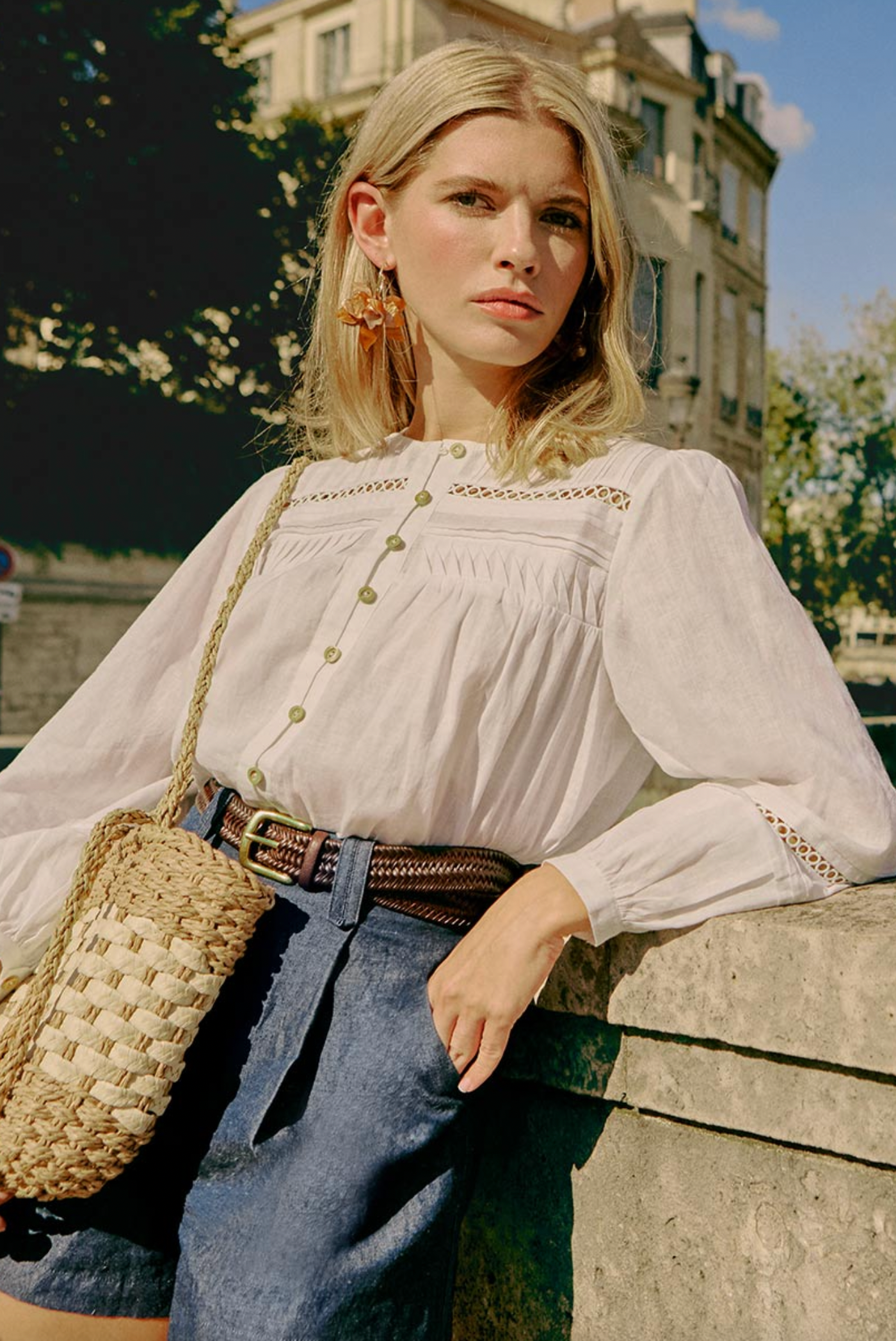 Elyna Linen Blouse
