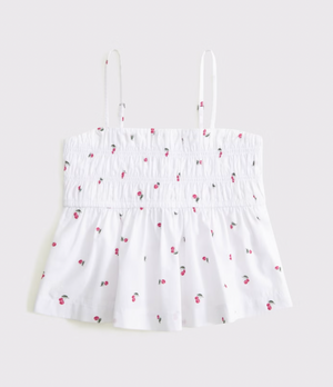 Girls Poplin Babydoll Cami