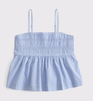 Girls Poplin Babydoll Cami