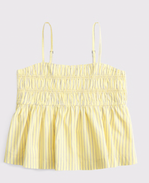 Girls Poplin Babydoll Cami