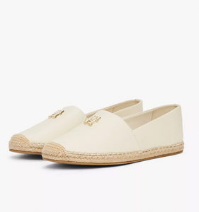 Leather Logo Espadrilles