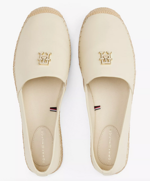 Leather Logo Espadrilles