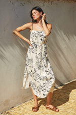 On A Cloud Slip on Midi Dress