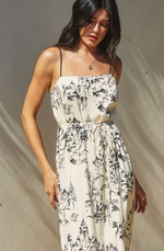 On A Cloud Slip on Midi Dress