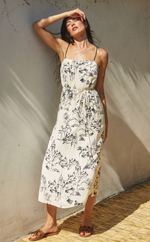 On A Cloud Slip on Midi Dress