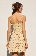 Easy Does It Smocked Sweetheart Mini Dress
