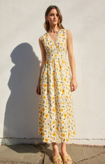 Daisy Dream Scalloped Lace Maxi Dress