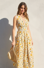 Daisy Dream Scalloped Lace Maxi Dress