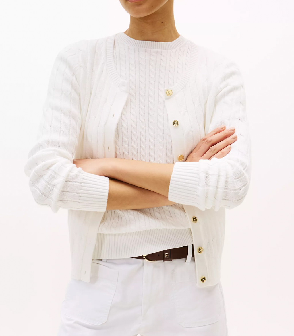 Classic Cable Knit Cardigan