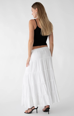 Tiered Midi Skirt