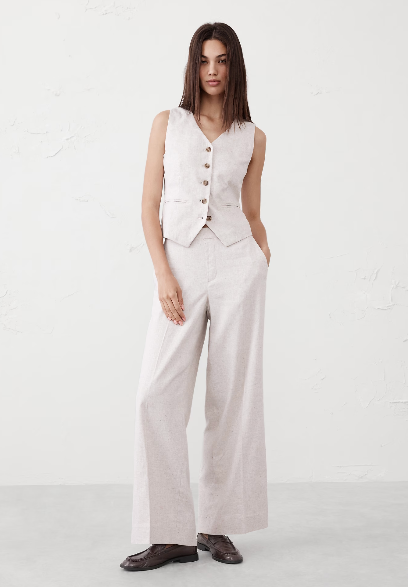 Hayden Linen Wide Leg Pants