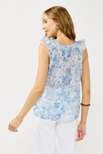 Botanic Muse Flutter Sleeve Top