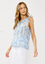 Botanic Muse Flutter Sleeve Top