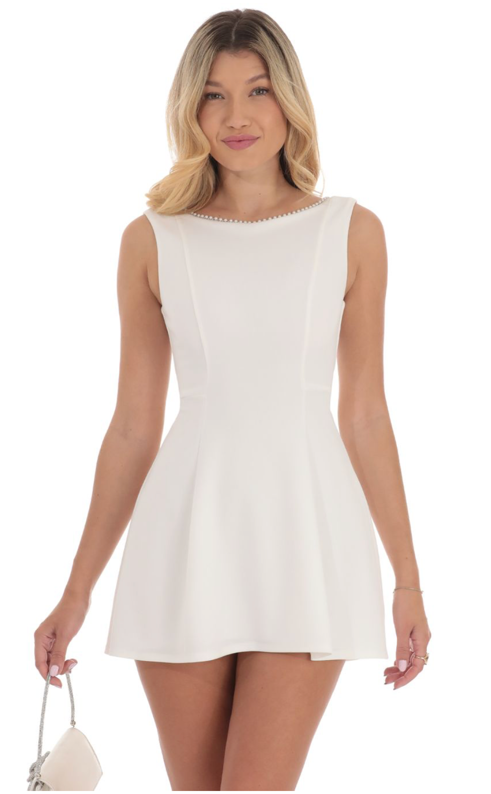 Pearl Open Back A-line Dress – Elephant Clouds Apparel