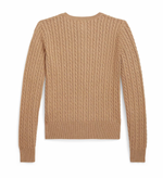 Girls Cable Knit Cardigan