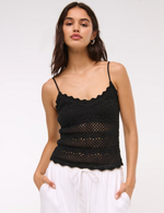 Crochet Style V Neck Cami