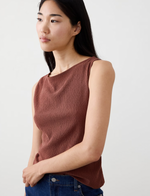 Crinkle Jacquard Top