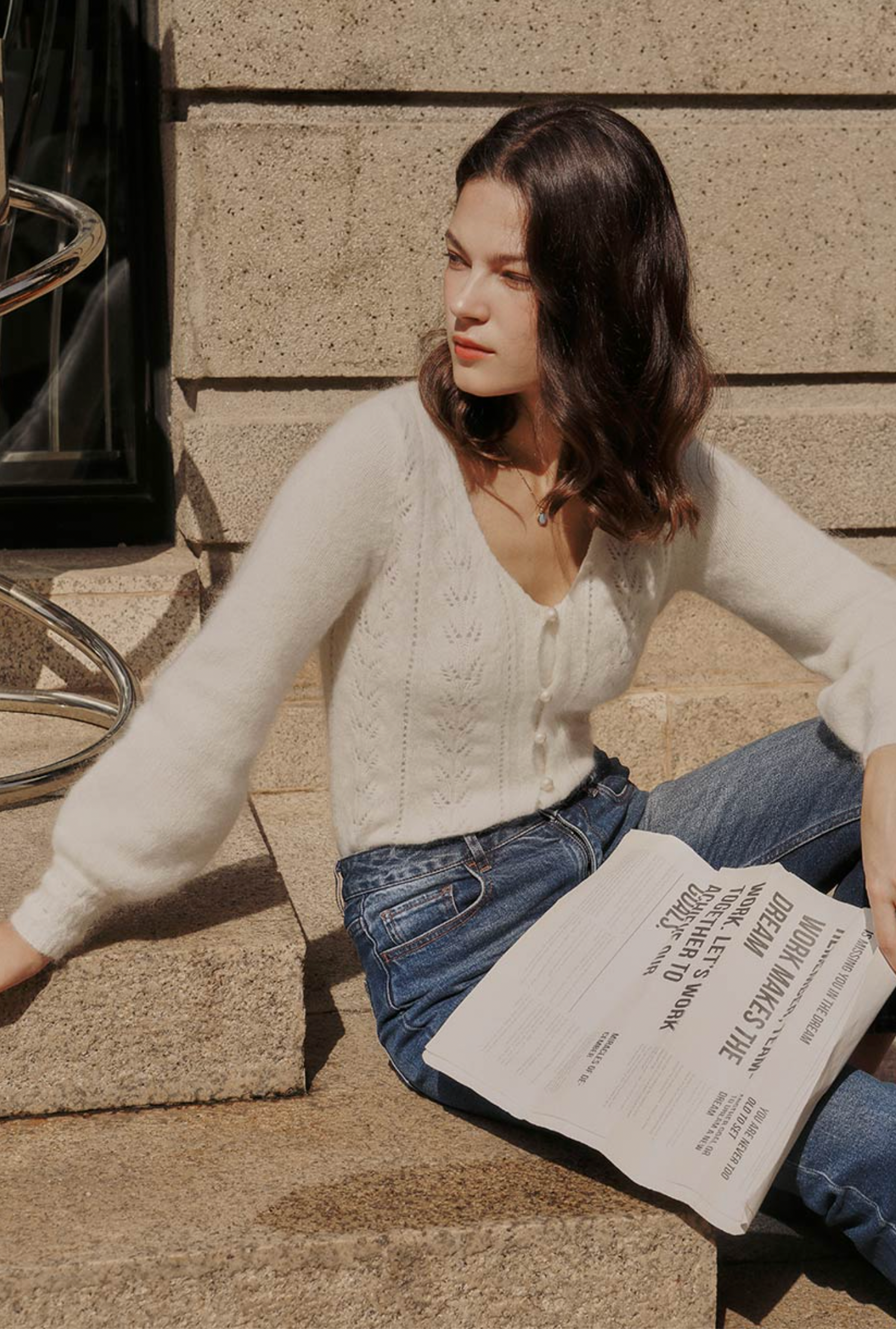 Carissa Mohair Cardigan