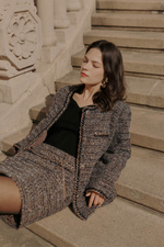 Ashton Mini Wool Tweed Skirt