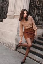 Ashton Mini Suede Skirt